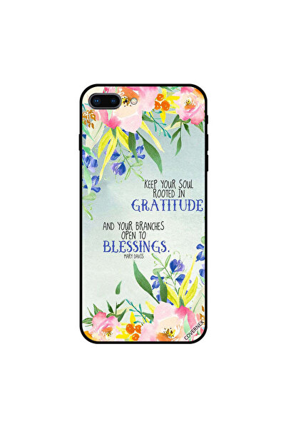 Covernex غطاء حماية لجهاز iPhone 7 Plus بعبارات الامتنان والبركات