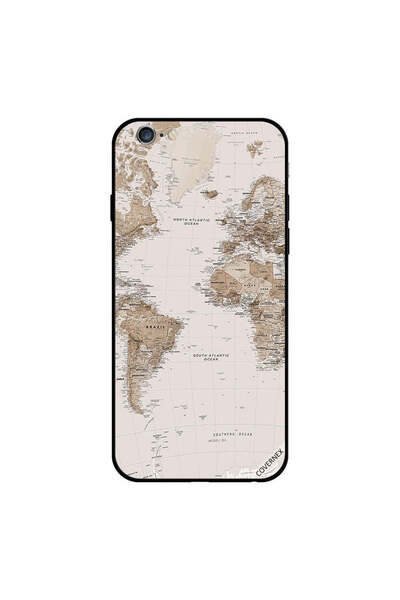 Covernex غطاء حماية لجهاز iPhone 6s Plus بتصميم خريطة العالم