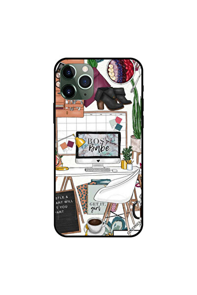 Covernex غطاء حماية لهاتف iPhone 11 Pro Max بتصميم Boss Babe