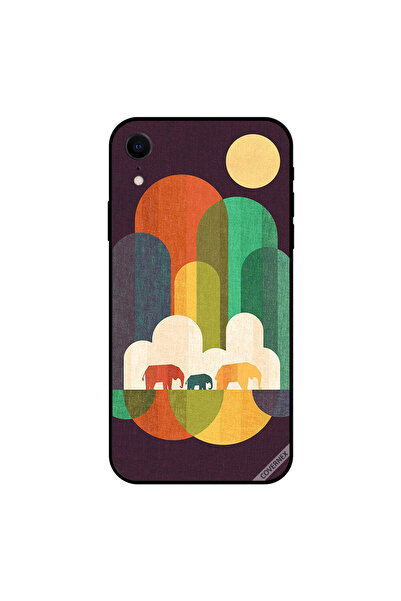 Covernex غطاء حماية iPhone XR برسومات عائلة الفيل