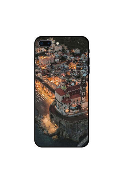 Covernex غطاء حماية لجهاز iPhone 8 Plus بمنظر البحر المسائي