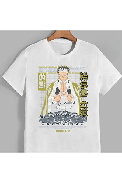 Flood Of Style Tricou unisex cu model anime Gyomei Himejima, vânător de demonii