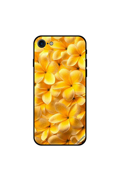 Covernex غطاء حماية لهاتف iPhone 7 بنقشة زهور صفراء