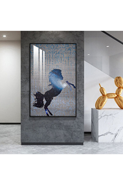 SND لوحة جدارية خشبية فاخرة مع برواز اسود و طبقة من الاكرليك الشفاف