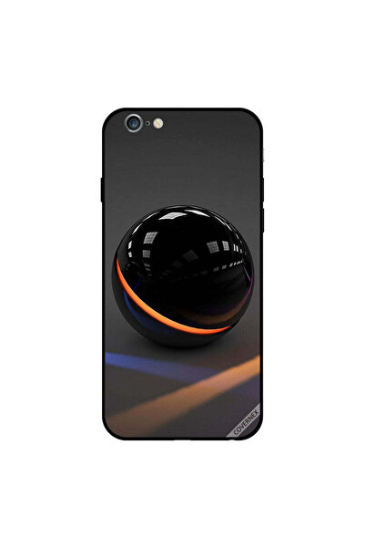Covernex غطاء حماية لجهاز iPhone 6s Plus على شكل كرة زجاجية مستديرة باللون ال...