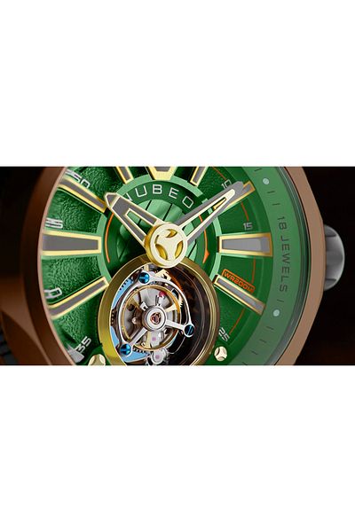 Nubeo Ανδρικό Ρολόι Nubeo NB-6075-0B, Αυτόματο, 52mm, 10ATM