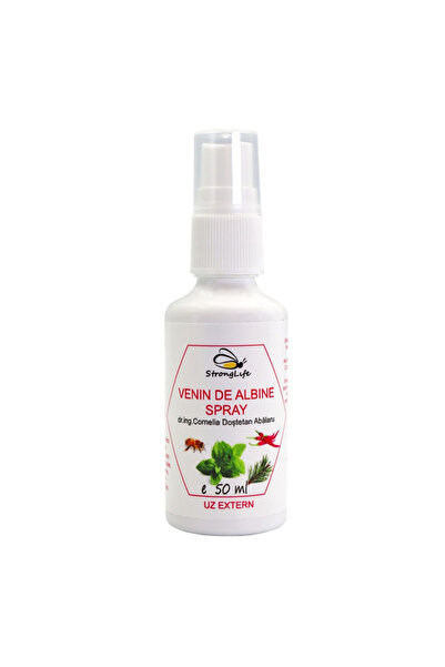 StrongLife Spray cu venin de albine - 50ml by Dr. Ing. Cornelia Dostetan Abal...
