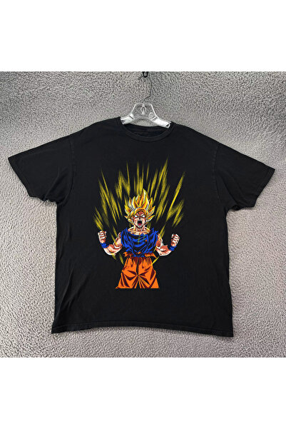 Flood Of Style تي شيرت رجالي منقوش برسومات الرسوم المتحركة دراغون بول زد جوكو كاميهاميها