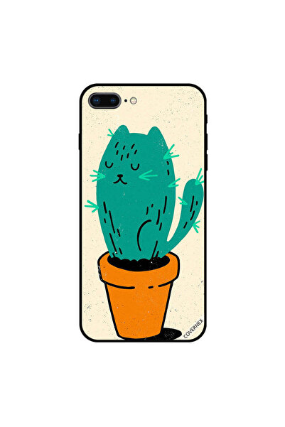 Covernex غطاء حماية لهاتف iPhone 7 Plus بتصميم قطة الصبار