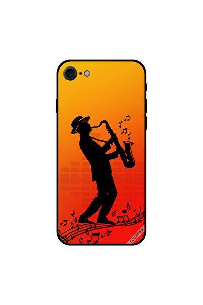 Covernex غطاء حماية لجهاز iPhone 7 عليه صورة رجل يعزف الموسيقى