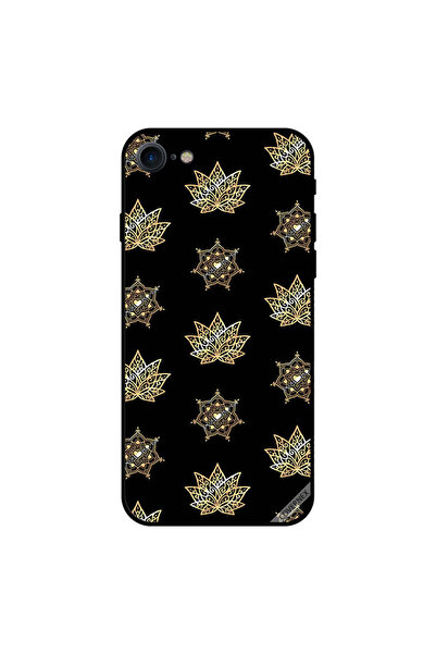 Covernex غطاء حماية لجهاز iPhone 8 بعلامات زهور ذهبية