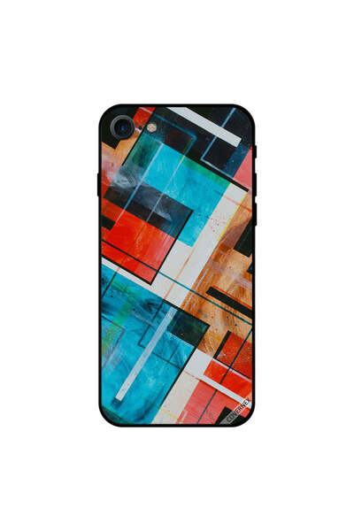 Covernex غطاء حماية لهاتف iPhone 7 بنمط مربع ملون