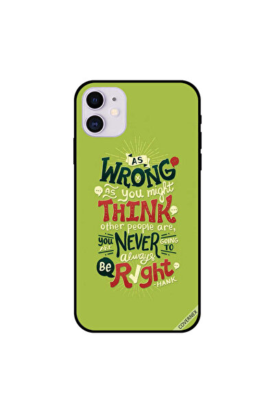 Covernex غطاء حماية iPhone 11 "كن دائمًا على حق"
