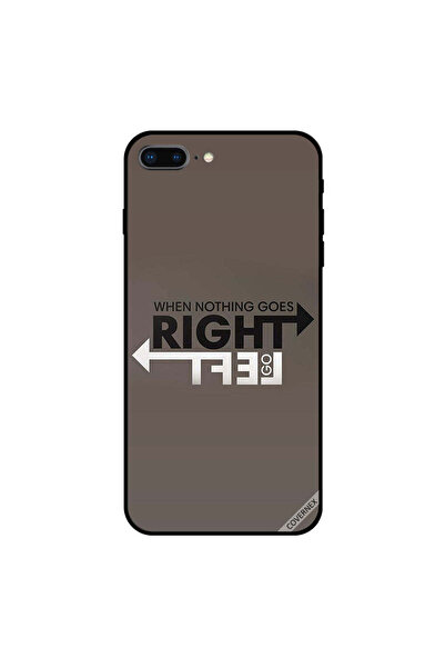 Covernex iPhone 7 Plus Case Cover When Nothing Goes Right Go Left