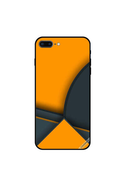 Covernex غطاء حماية لجهاز iPhone 7 Plus بنقشة أشكال باللونين الأصفر والأسود