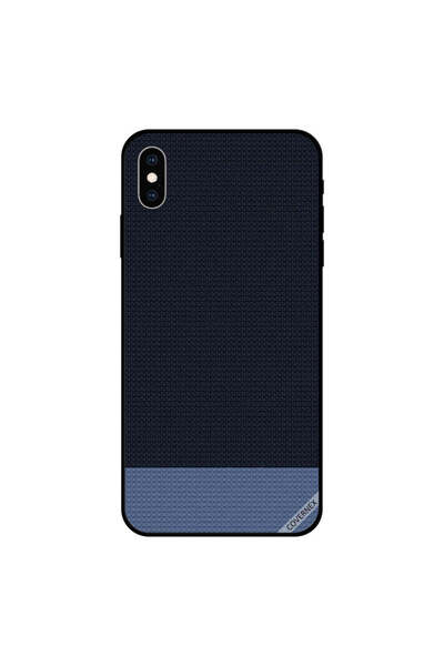 Covernex غطاء حماية لجهاز iPhone XS MAX بنقشة أشكال منقطة باللون الأزرق