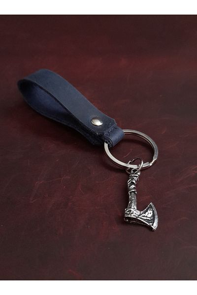 BSN Store Ax Figure Keychain ​​Premium Hand Made Real Leather Keychain