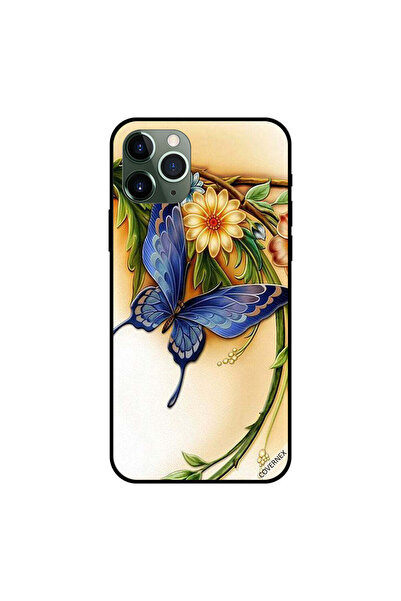 Covernex غطاء حماية لجهاز iPhone 11 Pro Max بتصميم فراشة زرقاء