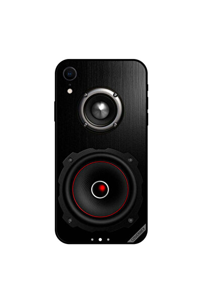 Covernex غطاء وسماعة لجهاز iPhone XR باللونين الأسود والأحمر