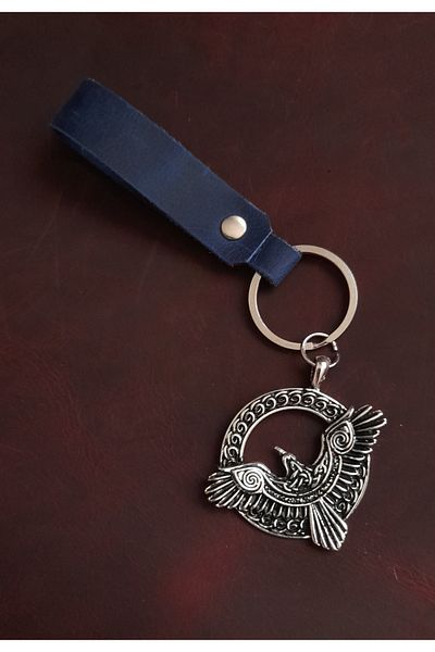 BSN Store Eagle Figure Keychain ​​Premium Hand Made Real Leather Keychain