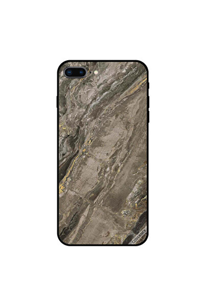 Covernex غطاء حماية لجهاز iPhone 7 Plus بنمط رخامي بني