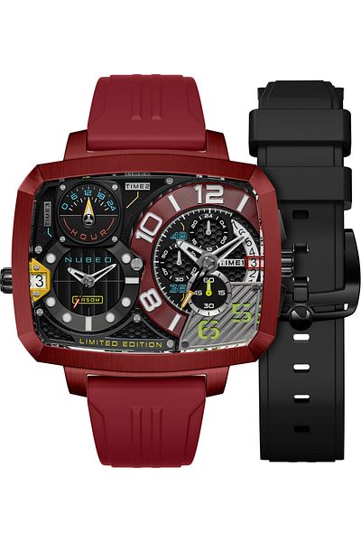 Nubeo Mens Watch Nubeo NB-6084-02, Quartz, 58mm, 5ATM