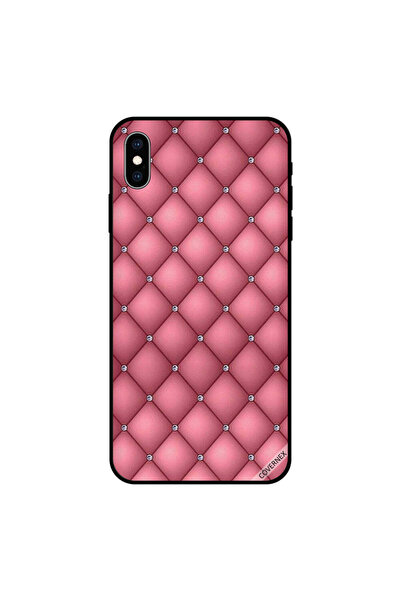 Covernex غطاء حماية لجهاز iPhone XS MAX باللون الوردي بتصميم كلاسيكي