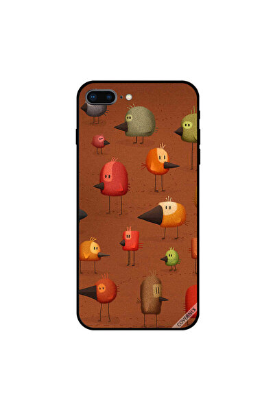 Covernex غطاء حماية لجهاز iPhone 7 Plus برسومات دجاج لطيفة