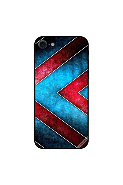 Covernex غطاء حماية لجهاز iPhone 8 بطبعة أسهم حمراء وزرقاء
