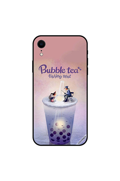 Covernex غطاء حماية iPhone XR - شاي الفقاعات - نقطة صيد السمك