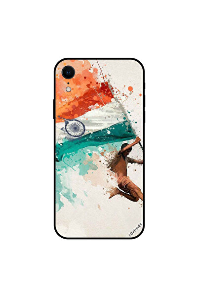 Covernex غطاء حماية لجهاز iPhone XR يحمل علم الهند أثناء الطيران