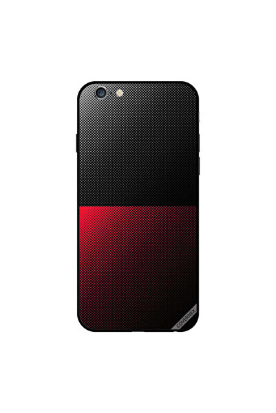 Covernex غطاء حماية لجهاز iPhone 6 بنقشة منقط باللونين الأسود والأحمر
