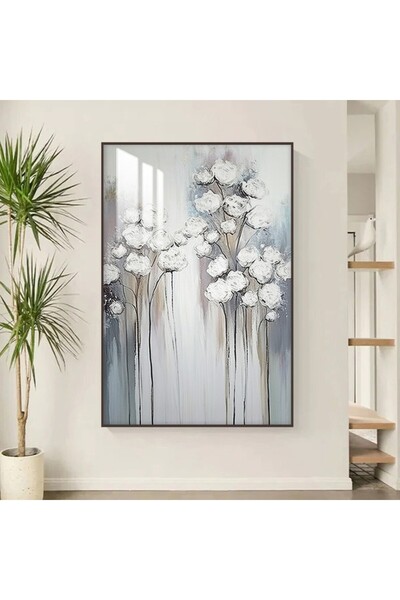 SND لوحة جدارية خشبية بتصميم الفن التشكيلي مع برواز بني و طبقة من الاكرليك ال...