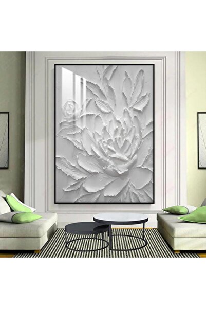 SND لوحة جدارية خشبية مطبوعة بتصميم جبسية مع برواز اسود و طبقة من الاكرليك ال...