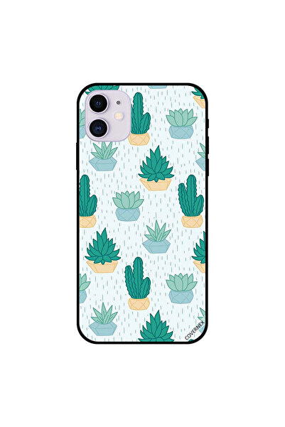 Covernex iPhone 11 Case Cover Green Cutus Pattern