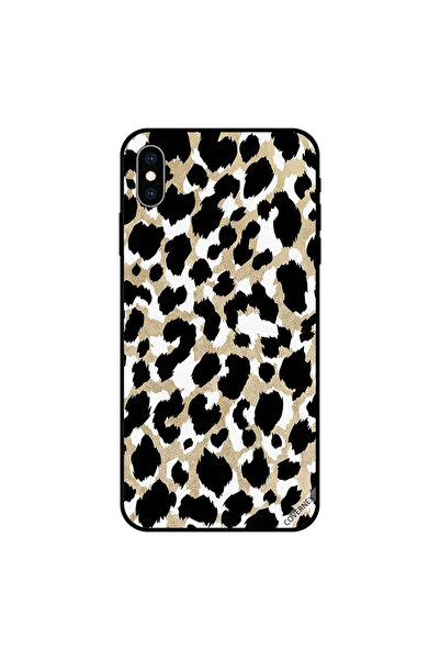 Covernex غطاء حماية لجهاز iPhone XS MAX بنقشة جلد النمر باللون الأسود