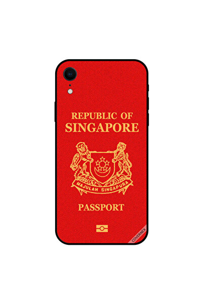 Covernex غطاء حماية iPhone XR بطبعة جواز سفر سنغافورة