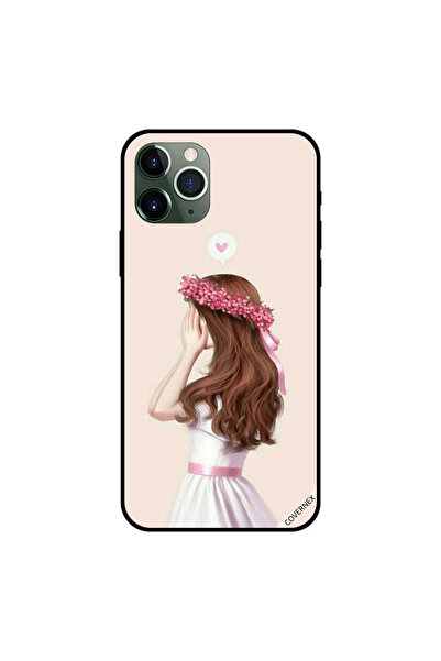 Covernex غطاء حماية لجهاز iPhone 11 Pro - فتاة جميلة تخفي وجهها