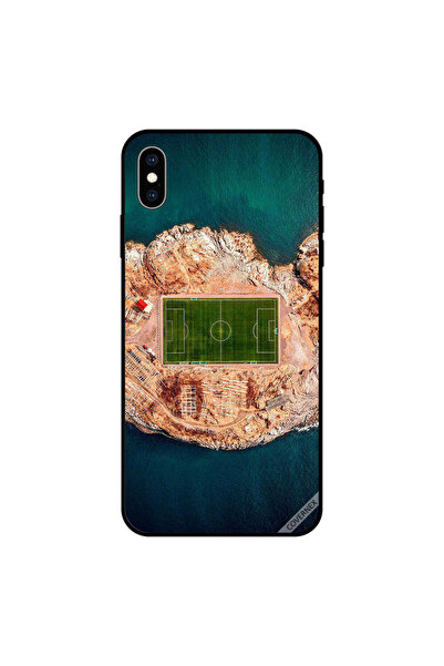 Covernex غطاء حماية لهاتف iPhone X - ملعب كرة قدم في وسط البحر