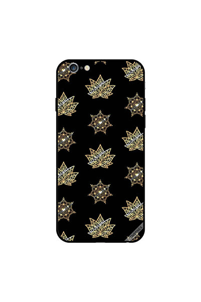 Covernex غطاء حماية لجهاز iPhone 6s Plus بنقشة زهور ذهبية