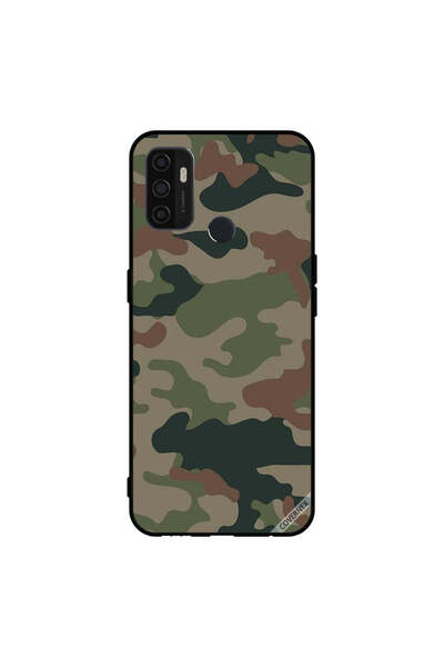 Covernex غطاء حماية لهاتف Oppo A11s/A53 5G بنمط مموه باللونين الأخضر والبني