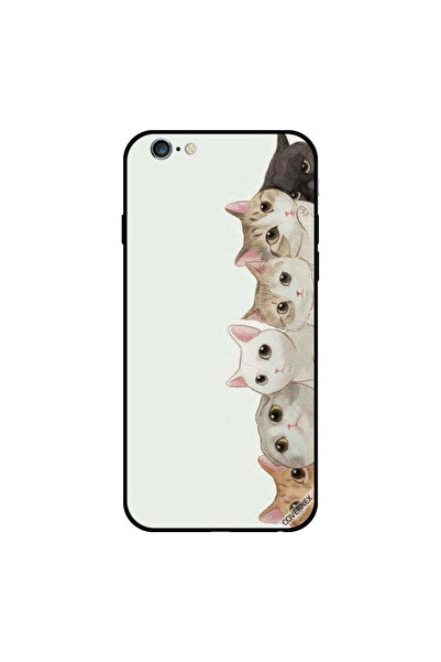 Covernex غطاء حماية لجهاز iPhone 6 يظهر عليه قطط صغيرة من اليمين