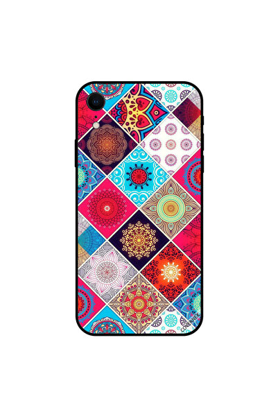 Covernex غطاء حماية لجهاز iPhone XR بنقشة أشكال زهور ملونة
