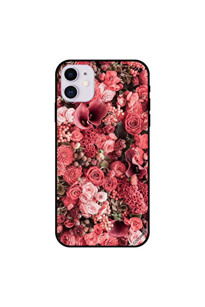 Covernex غطاء حماية لجهاز iPhone 11 بطبعة حديقة ورود الخوخ