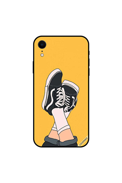 Covernex غطاء حماية iPhone XR مصنوع من قماش الأحذية من الأسفل