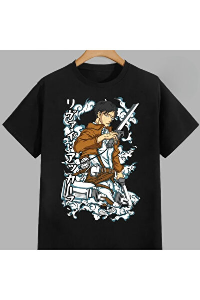 Flood Of Style تي شيرت رجالي منقوش عليه رسوم متحركة للجنسين من Anime Attack O...