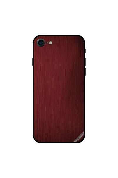 Covernex غطاء حماية لجهاز iPhone 8 بنمط خطوط حمراء داكنة