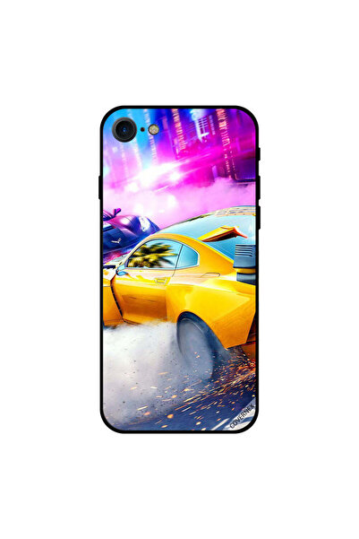 Covernex غطاء حماية لجهاز iPhone 8 - سيارة صفراء