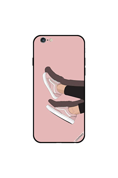 Covernex غطاء حماية لجهاز iPhone 6 Plus من القماش باللون الوردي