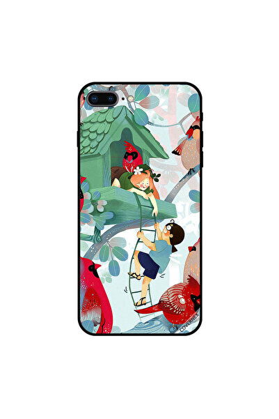 Covernex iPhone 8 Plus Case Cover Kids Playing on Tree House